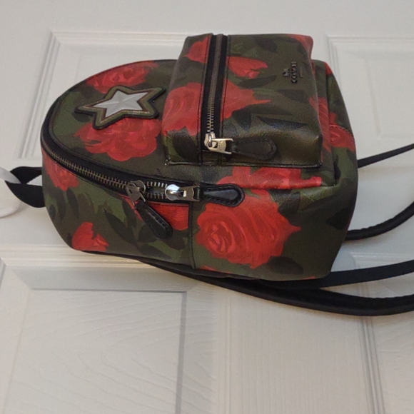 Coach Camo Rose Mini Backpack NWT - Picture 2 of 8